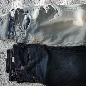 Mens Old Navy Athletic Taper Jeans-2 Pair Pack